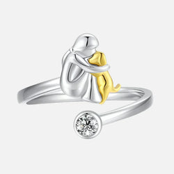 Hayley™ | Adjustable Sterling Silver Bond Ring